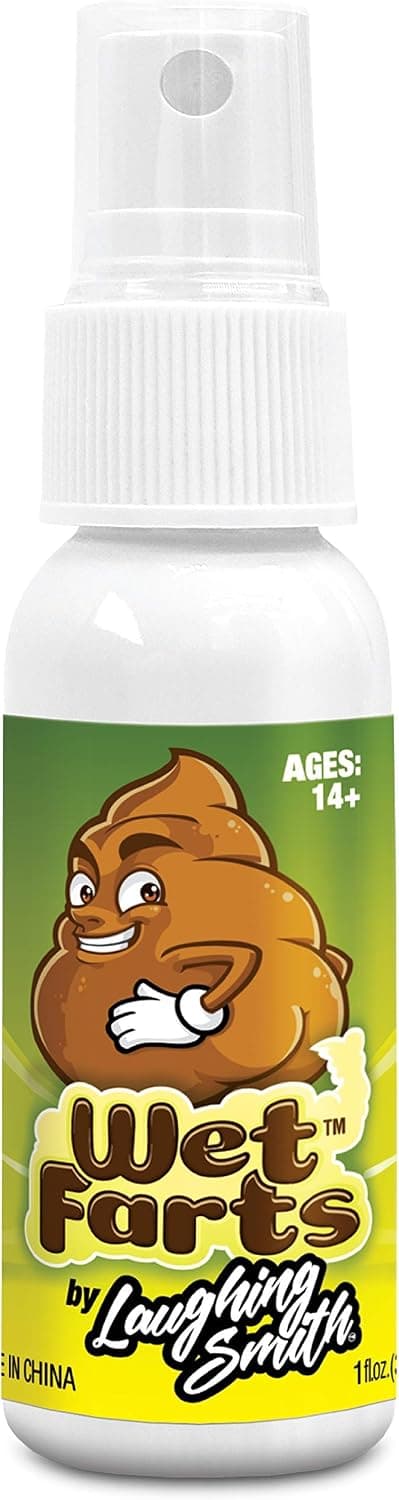 Laughing Smith - Wet Farts - Potent Stink Spray - Extra Strong Stink - Hilarious Gag Gifts & Pranks for Adults or Kids - Prank Stink Stuff - Non Toxic - Smells Like Really 'Bad' Gas B08SGZ81D5
