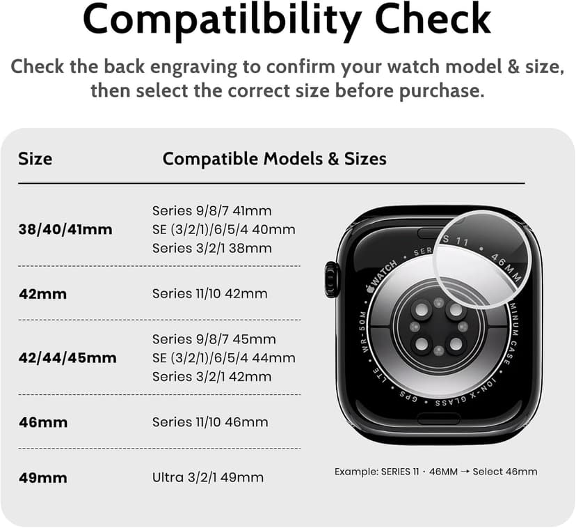 amBand M1 Sport Case Band for Apple Watch Ultra 3/2/1 & SE 3/2/1 & Series 11 10 9 8 7 6 5 4 3 49mm 46mm 45mm 44mm 42mm 41mm 40mm 38mm, Shockproof & Scratch Resistant Rugged Bumper for Men