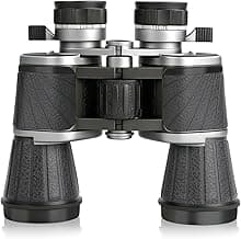 10x50 Binoculars with Dual Independent Eyepiece Adjustment, with BAK4 Prism FMC Lens Low Light Vision & Large View - Professional Binocular for Bird Watching Hunting Stargazing Sports Travel