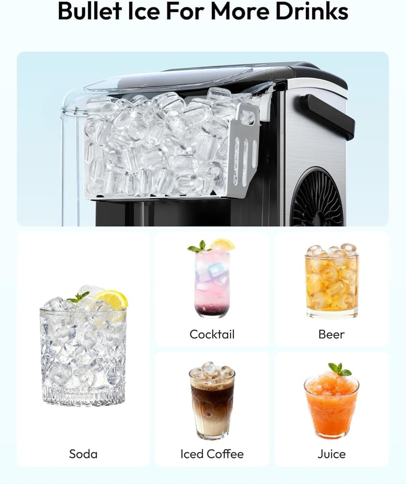 EUHOMY Ice Maker Machine