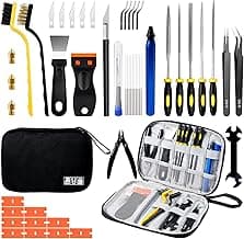51Pcs 3D Printer Tools Kit,3D Printer Accessories for All FDM/SLA Printers Includes Nozzle Cleaning Tools,deburring Tool,Removal Scrapers,Files,Brushes,Knife,Complete Starter Kit with Storage Case