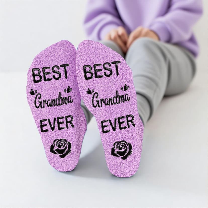 Juesly Christmas Gift for Women Mom Sister - Fuzzy Stocking Stuffers Birthday for Grandma Dog Cat Lover B0FJXQBZ96