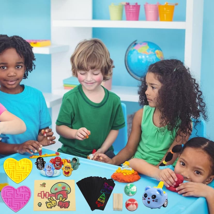 1000 Pcs Party Favors for Kids, Fidget Toys Bulk, Birthday Gift Toys, Fidgets Stocking Stuffers, Treasure Box Birthday Party, Goodie Bag Stuffers, Carnival Prizes, Pinata Filler Stuffers for Classroom B0CBDHC4BN