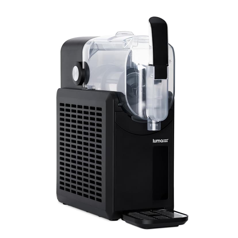 Luma Comfort Clear Ice Cube Maker Machine | First Cubes in 15 Minutes, 40 lbs. of Ice in 24 Hours | Countertop Portable Design in Stainless Steel