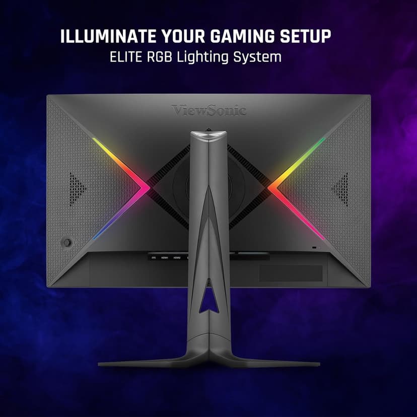 ViewSonic XG2736-2K 27 Inch 1440p Gaming Monitor, IPS with 240Hz and 0.5ms for Pro-Level Gameplay, FreeSync Premium and G-Sync Compatible, Advanced Ergonomics, 65W USB-C, HDMI, and DisplayPort Inputs