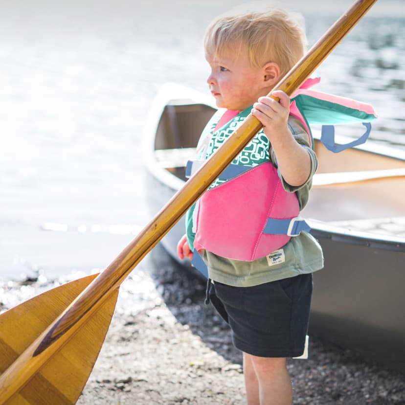 Stohlquist Infant Life Jacket, US Coast Guard Approved, Type II Life Vest (20-30 lbs) for Babies and Toddlers, Support Collar with Grab Handle, PFD for Pools, Lakes and Boating