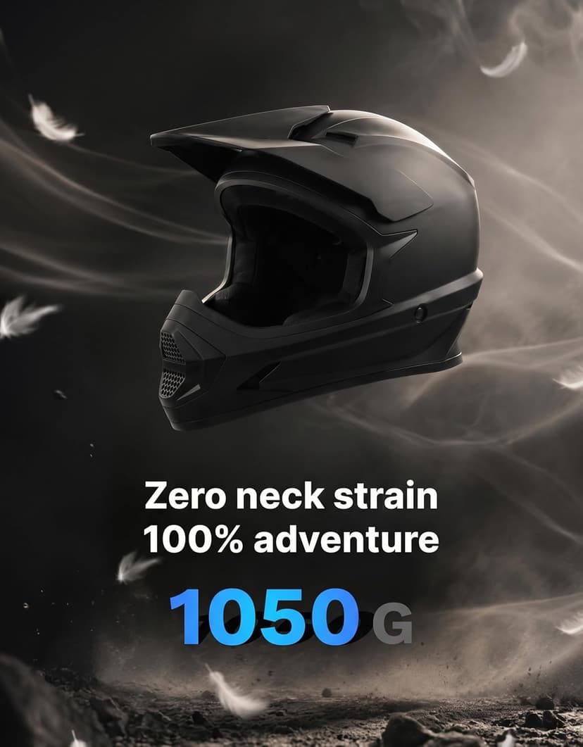 SLMOTO Youth ATV Helmet DOT Youth Kids Motocross Offroad Street Dirt Bike Helmet Motorcycle ATV Full Face Helmet with Goggles Gloves, Matte Black Small