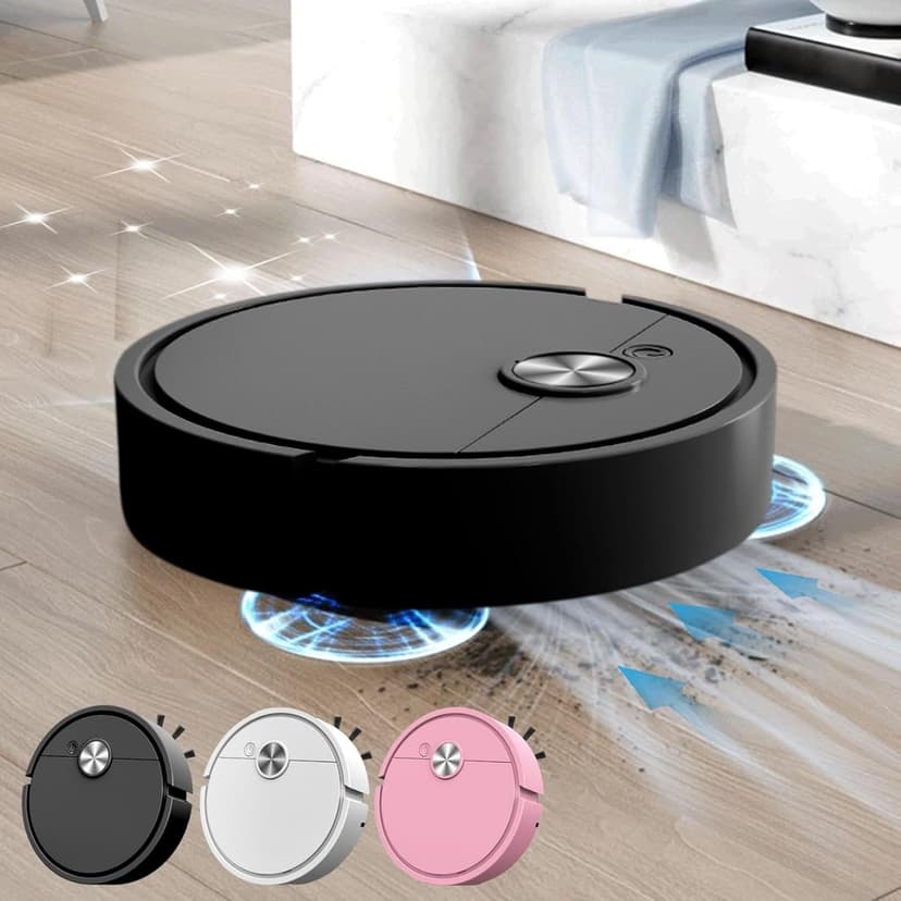 3-in-1 Self-Emptying Robot Vacuum and Mop, Auto Mop & Vacuum for Hardwood Floors & Carpets, Handles Pet Hair