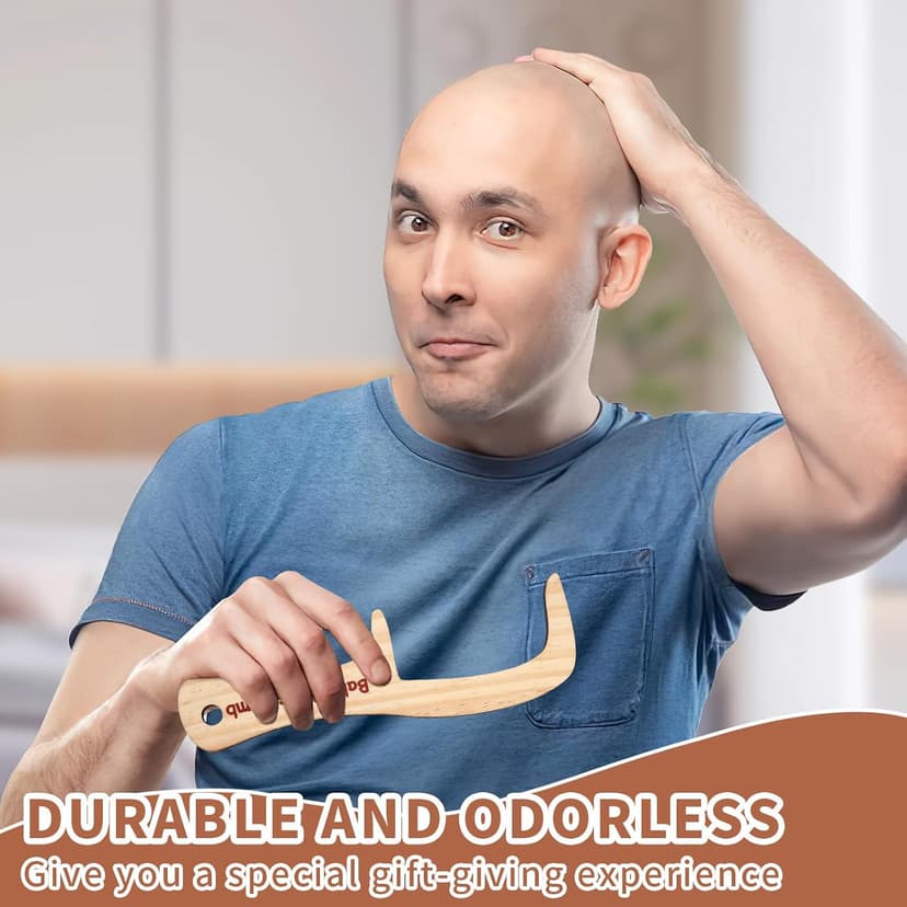 Boss Day Gift Father's Day Prank Gift Hair Loss Comb for Bald Men Birthday Gift for Men Coworker 2PCS Funny Bald Mans Comb Funny Gag Gift Over The Hill Party Gift B0DHD1DH9Y
