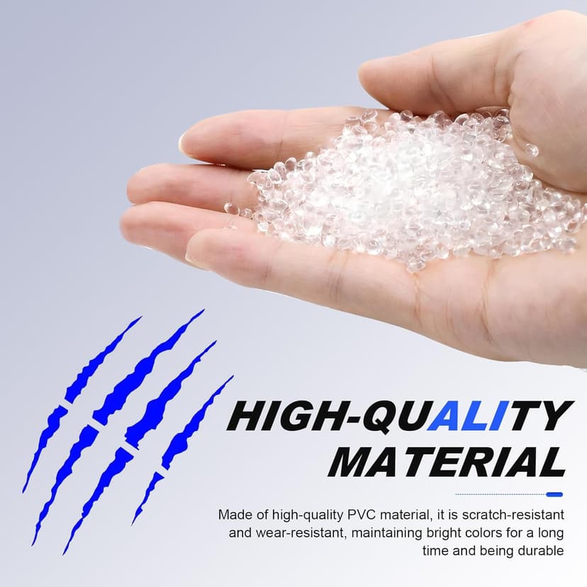 Motorcycle Helmet Stickers, Cool DIY Monster Claw Scratched Stickers, Striped Vinyl Waterproof & Scratch-resistant Decals, Used for Decorating Helmets, Vehicles, Laptops, Walls (Blue)