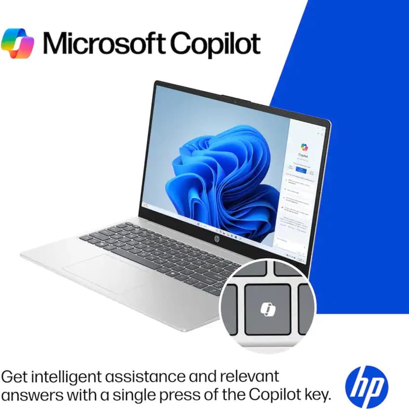 HP 15.6" Laptop with Microsoft 365-1.1TB Storage - 8GB Memory - Intel Inside | Anti-Glare Display, 128GB SSD and 1TB Cloud Storage, 4-Cores CPU, Fast Charge and 12hrs Battery, no Mouse
