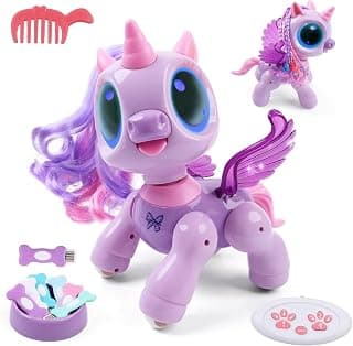 BIRANCO. Unicorn Robot Toys for Girls Age 3-5, Remote Control Electronic Pet, Gesture Sensing, STEM Play, Surprise Interactive Toy for Toddler Gifts and Kids Age 4 5 6+ Years Old B0F1SVTK89