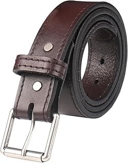 KOSIBATE Leather Gun Belt for Men - Heavy Duty EDC Belt, Concealed Carry CCW Belt- 1.5-Inch Width, 14 OZ Leather