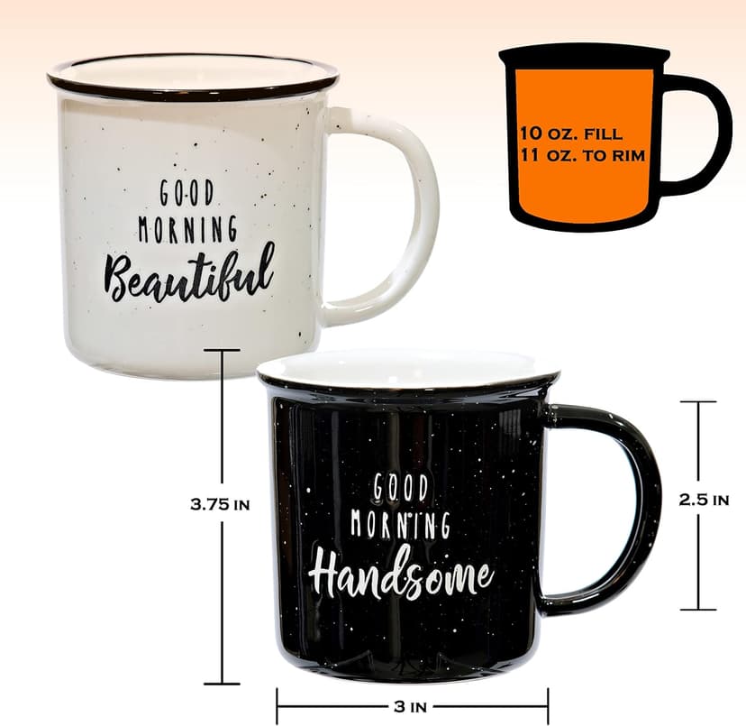 Mama Bear Papa Bear Mug Set of 2, Mom Dad Gift, Parents Couple Coffee Mug