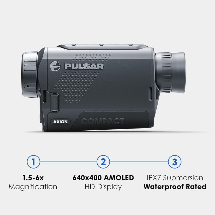 Pulsar Axion Compact Thermal Monocular