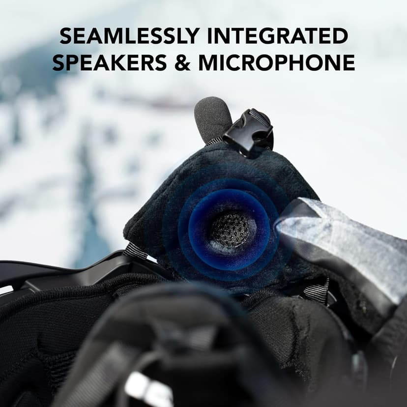 Sena Latitude S2 Snow Sports Smart Helmet with Bluetooth Connectivity and Mesh Intercom Communication
