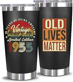 Funny 70th Birthday Gifts for Men Women,70 Year Old Birthday Gifts for Men, 70th Men Birthday Gift Ideas, Gifts for 70 Year Old Man-20 Oz Tumbler