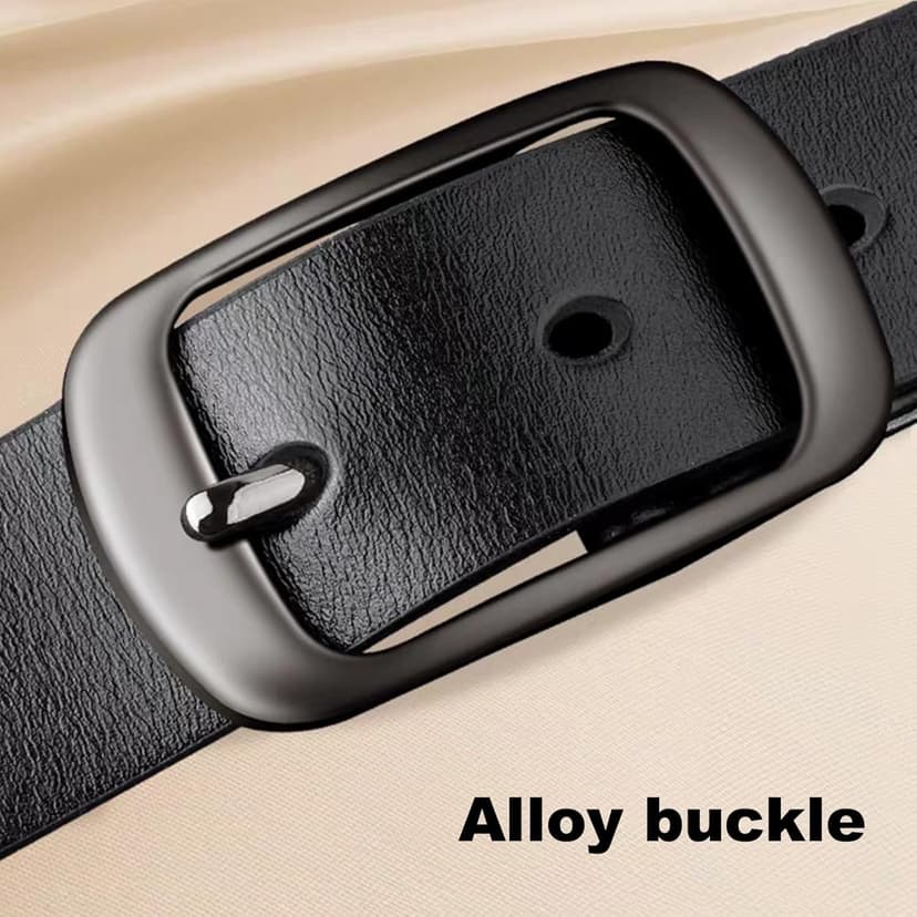 West Leathers [2 Pack] Leather Belt Women-Womens Leather Belt with Pin Buckle-Belts for Women for Jeans, Pants, Dresses