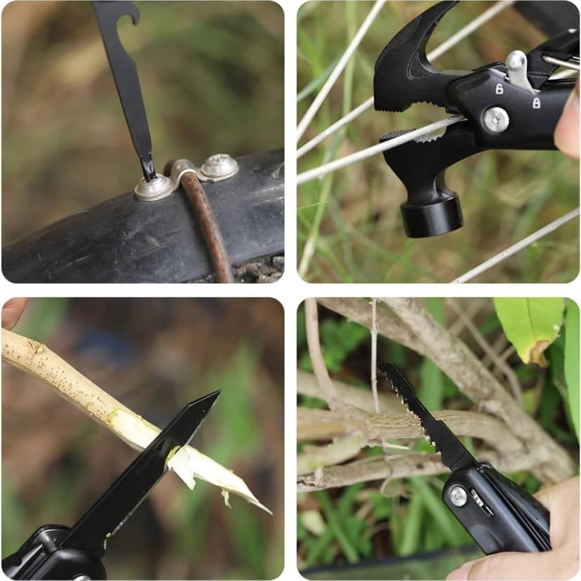 Gifts for Men, Valentines Day,12-in-1 Hammer Multitool, Stocking Stuffers for Men,Christmas Stocking Stuffers for Adults Dad Husband Boyfriend, Mens Gift for Him, Birthday Gift Idea,Mini Multi Tool B07XQZ6QWS