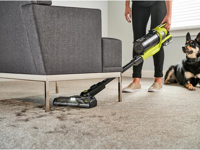 RYOBI 18V ONE+ HP Cordless Brushless Pet Stick Vacuum Kit (Renewed)