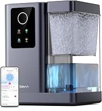 Silonn Nugget Ice Maker Countertop with APP & Voice Control, Self Cleaning Ice Machine with 3L Large Water Tank, 40 lbs/24H Soft Chewable Ice, Portable Pebble Ice Maker for Home, Kitchen and Party