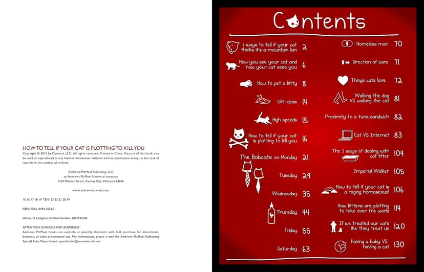 How to Tell If Your Cat Is Plotting to Kill You (The Oatmeal) (Volume 2) 1449410243