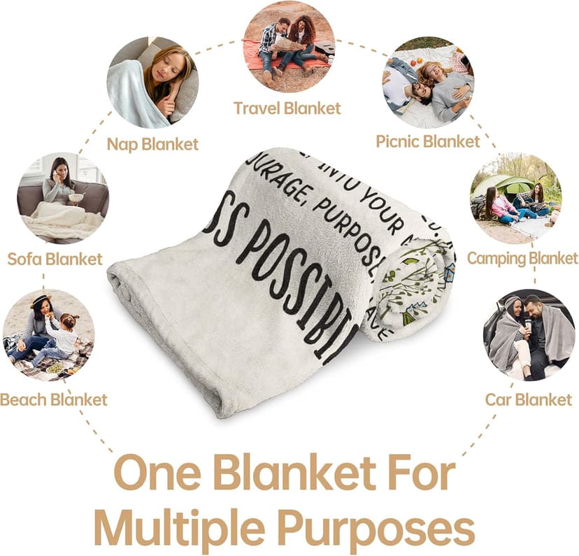 40 Year Old Birthday Gifts for Women, Friend, Sister, Mom, 1986 Bday Gift, Turning 40 Throw Blankets 50'' x 60'' Afterprints 40th Birthday Gifts Women, Chapter 40 Blanket Gift for Her B0F9W9BDSL
