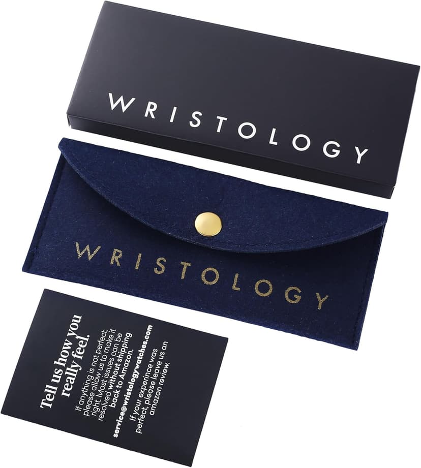 Wristology Maxi Numbers Womens Nurse Watch - Interchangeable Genuine Leather Strap Band - Large Easy to Read Boyfriend Size with Second Hand Men, Nurses, Teachers, Olivia