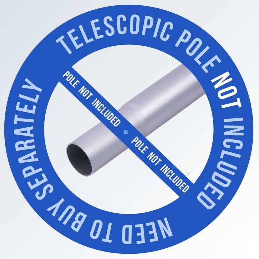 Lime Ultra-Durable Pool Skimmer Net – Deep Fine Mesh for Efficient Leaf & Debris Cleaning, Fits Standard Pool Poles (Net Only, No Pole)