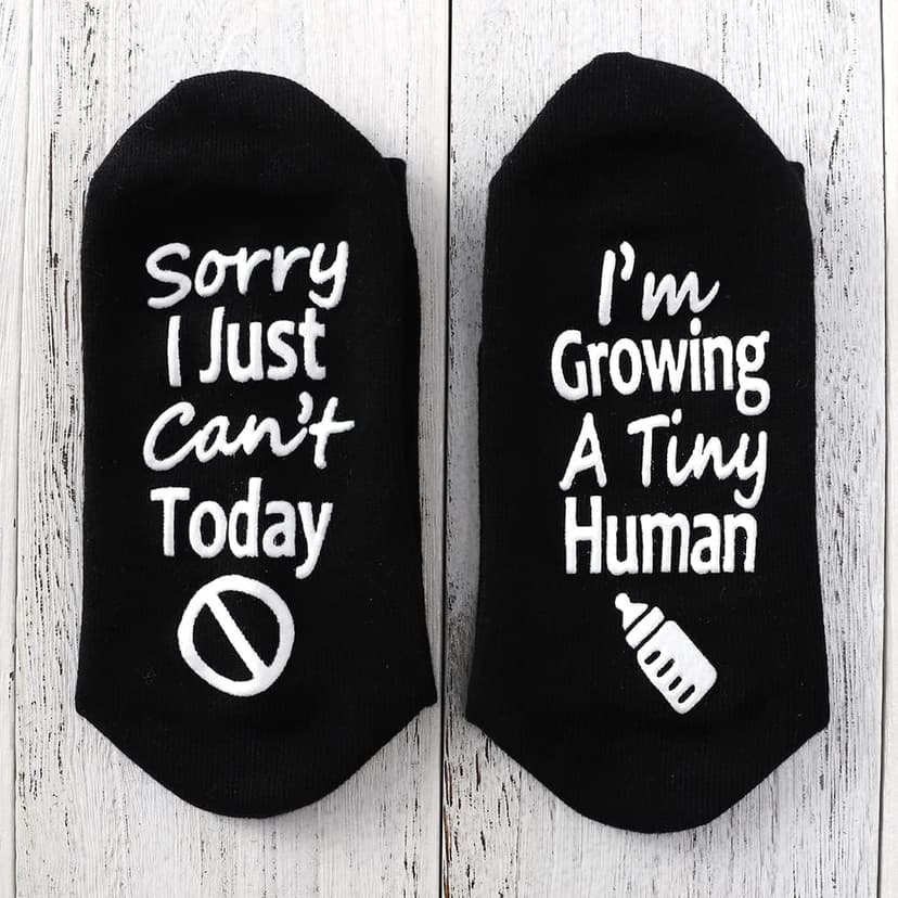 Pregnancy New Mom To Be Gift Growing a Tiny Human Socks Gifts For Pregnant Women Mother's Day