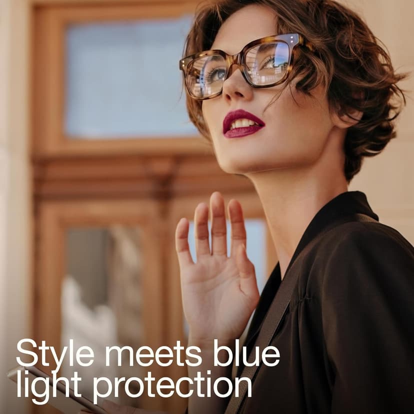 miyya Blue Light Glasses for Women & Men – Oversized UV & Blue Light Blocker Chunky Frames, All-Day Comfort, Stylish Eyewear