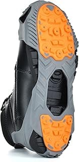 Winter Walking Low-Pro Ice Cleat, Heavy-Duty Industrial Grade Traction Aid for Walking on Snow and Ice (1 Pair)