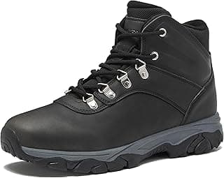HI-TEC Aspen Mid Waterproof Men's Hiking Boots - Black or Brown, Medium or Wide Lightweight Outdoor Trekking Shoes