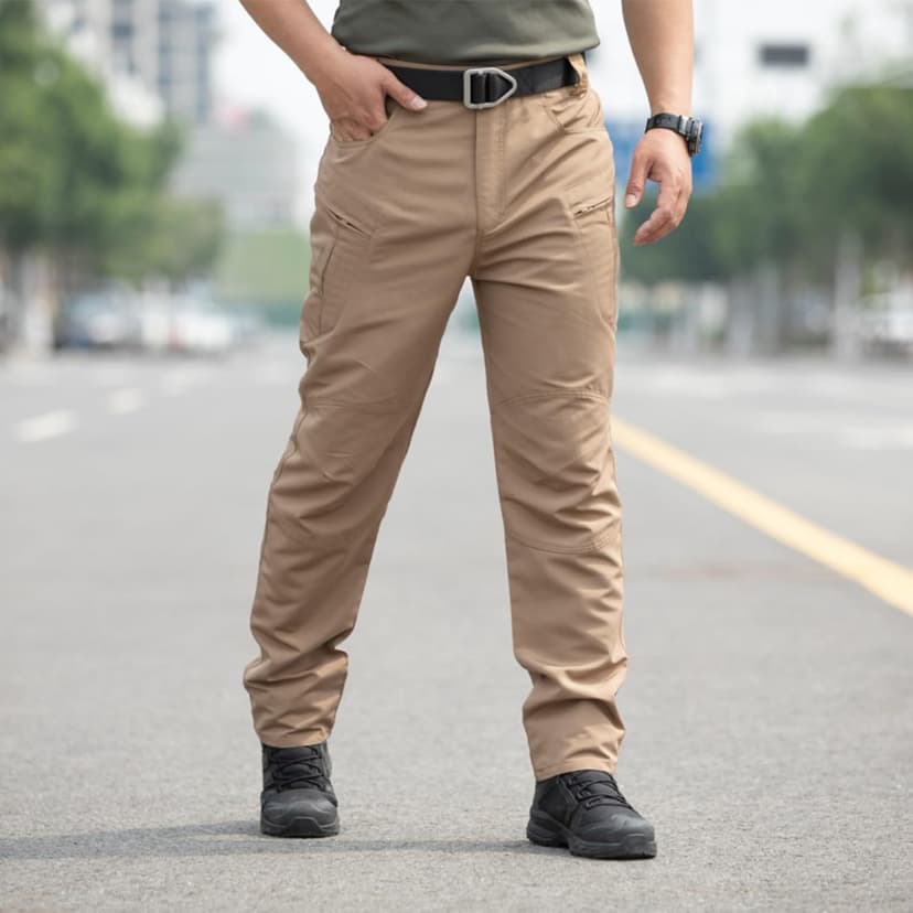 GQN Tactical Pants for Men, Water Resistant Ripstop Cargo Pants, Multifunction Work Hiking Pants, Outdoor Apparel 2026