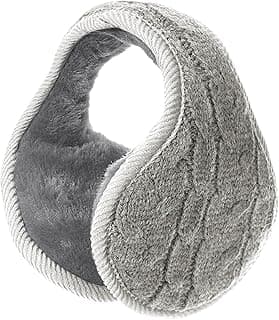 Oweisong Knit Ear Muffs for Winter Unisex Warm Ear Covers Men Women Foldable Ear Warmers Winter Accessories