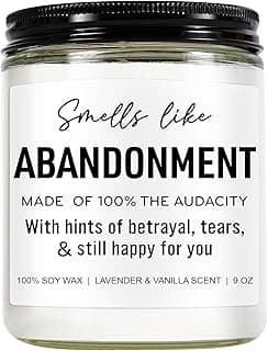 Funny Scented Candle, Coworker Leaving Gifts for Women, Men - Going Away, Goodbye, Farewell Gifts for Coworkers, Friends, Boss, Work Bestie - Retirement, Moving Away Present Ideas - 9 oz