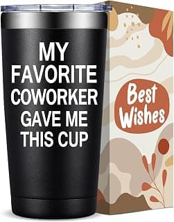 Christmas Birthday Gifts for Coworkers - Stainless Steel Insulated Tumbler 20oz Fufandi Coworker Gifts for Men, Women, Coworker Cup B0GR4168HN