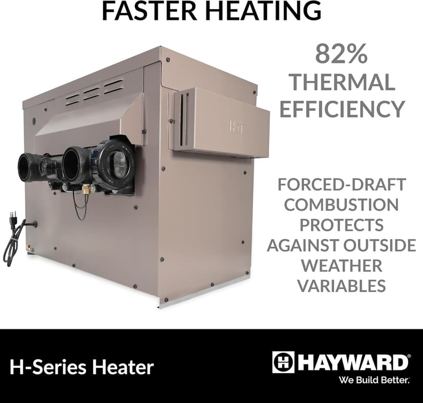 Hayward W3H135FDP H-Series Pool Heater, Beige