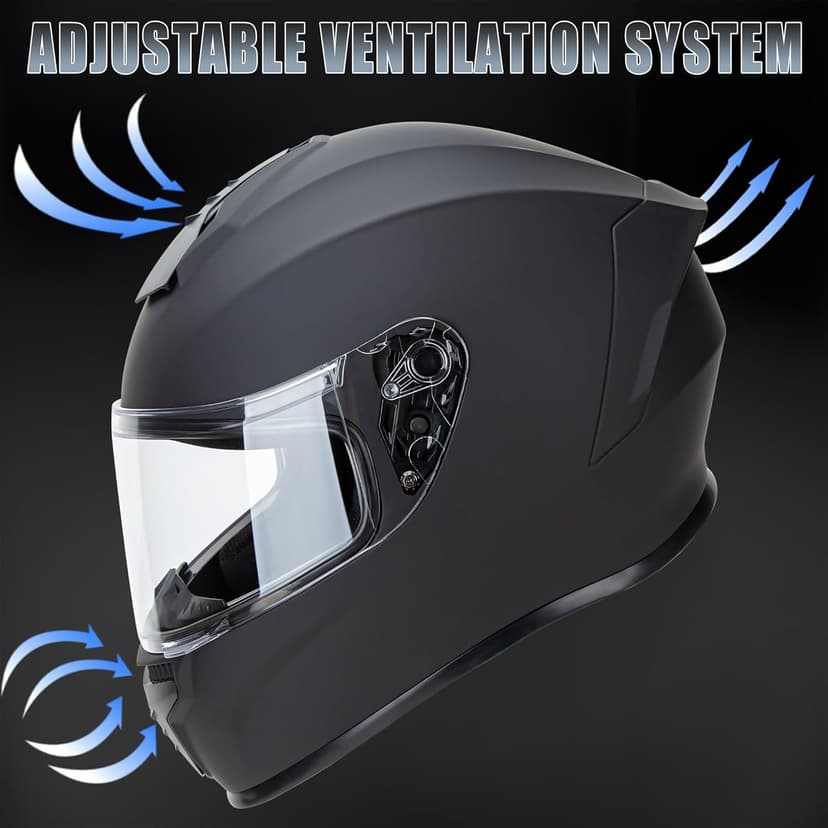 Cartman DOT Approved Motorcycle Helmet - Full Face Helmet
