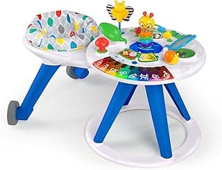 Baby Einstein Around We Grow 4-in-1 Walker, Discovery Activity Center and Table, Age 6 Months and up