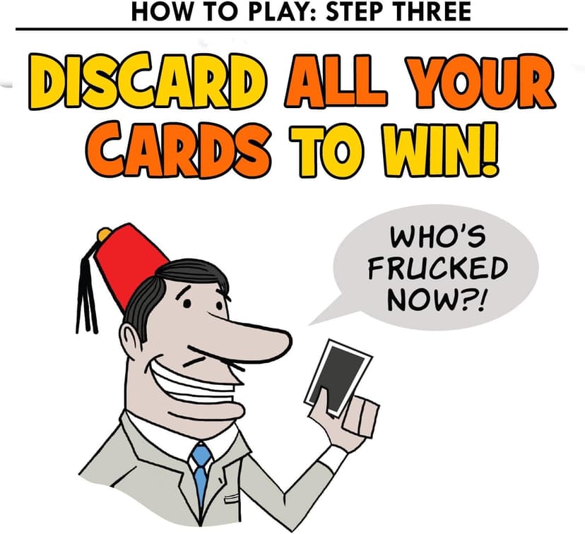 Oh Fruck! A Raucous Card Game That Combines Strategy with Special Rules That Change Every Time You Play.