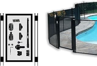 Pool Fence DIY by Life Saver Self-Closing Gate Kit, Black (Pack of 1)