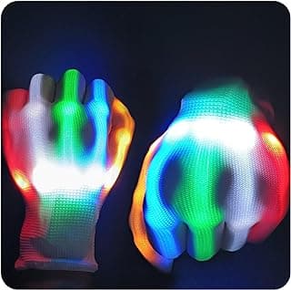 Toys for Ages 8-13 LED Gloves Toys for Boys Age 8-10 Light Up Gloves, Light Up for Kids Birthday Easter Gift Cool Fun Toys for 8-13 Year Old