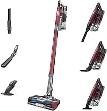 Shark Cordless Vacuum Cleaner, HEPA Filter, Lightweight, Portable, Rechargeable, Pet Hair Pickup, Removable Handheld, Crevice, Upholstery & Dusting Brush Included, 40-min runtime, Red, IZ362H