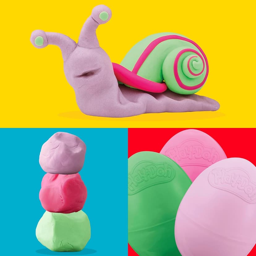 Play-Doh Eggs 24-Pack, Dinosaur & Dragon Egg Hunt Toys, Modeling Compound for Birthday Gifts & Party Favors, Easter Basket Stuffers, Kids Ages 2 and Up (Amazon Exclusive) B07VS46CXT