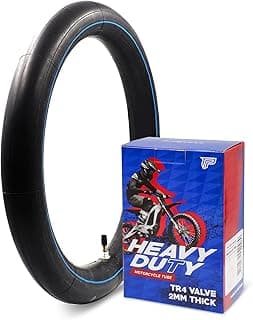 2.50/2.75-14 (60/100-14) Heavy Duty Inner Tube – 2mm Reinforced Butyl, TR4 Straight Valve – Fits Apollo, SSR, Thumpstar, Yamaha PW80, Honda CRF70, Pit & Mini Dirt Bikes