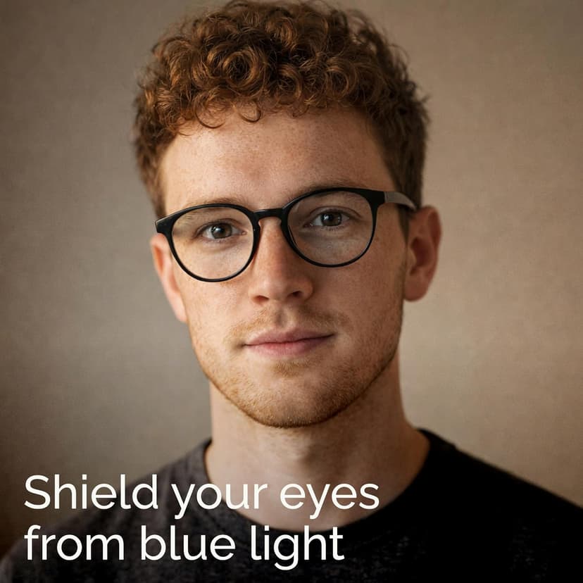 IBOANN Chic & Comfy Blue Light Glasses for Women - 3-Pack Round Frames, Screen-Ready Style with UV Protection Coating