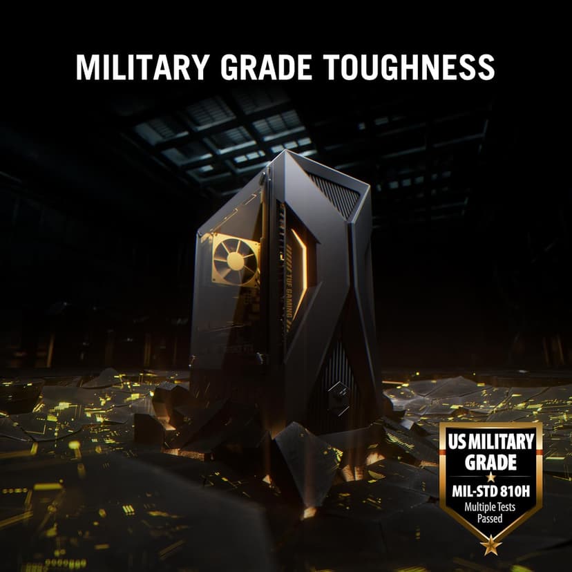 ASUS TUF T500 (2025) Gaming Desktop PC, Intel® Core™ i5-13420H Processor, NVIDIA® GeForce RTX™ 5060Ti, 1TB M.2 NVMe™ PCIe® 4 SSD, 16GB DDR5 RAM, Windows 11 Home, T500MV-MS564Ti