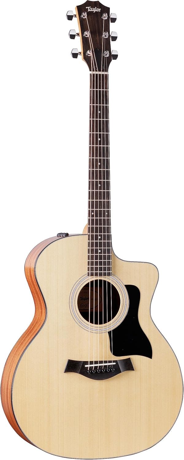 Taylor 114ce Acoustic Guitar with Expression System® 2 Electronics and a Gig Bag Case