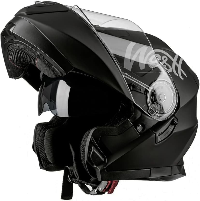 Westt Modular Motorcycle Helmet - DOT Approved - Full Face Flip Up, Internal Sun Visor for Men Women (Street Bike, ATV, Snowmobile)